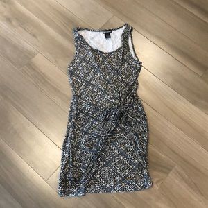 Green Knot Wet Seal Wrap Dress
